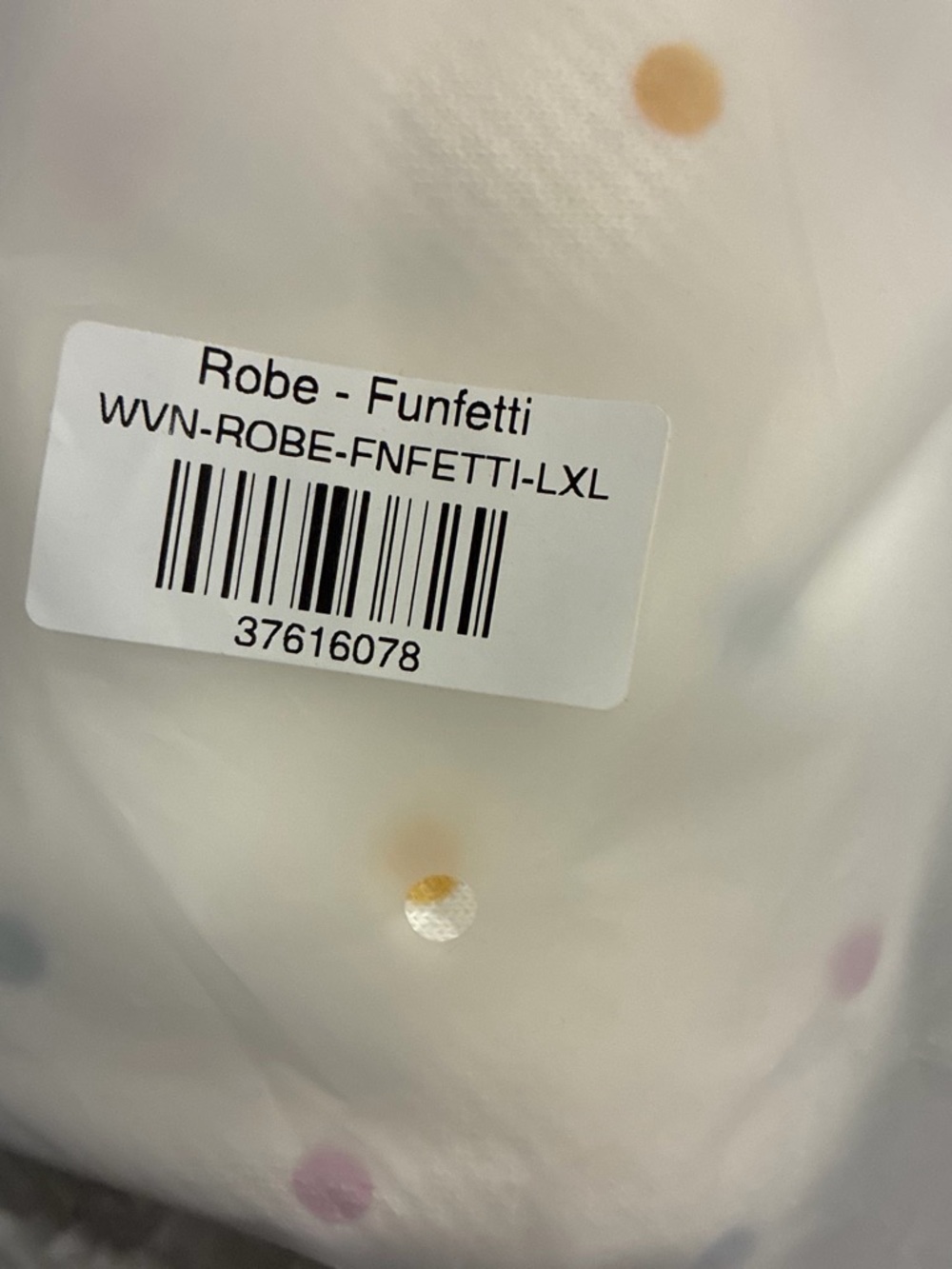 PARKE birthday funfetti Robe - Picture 2 of 3